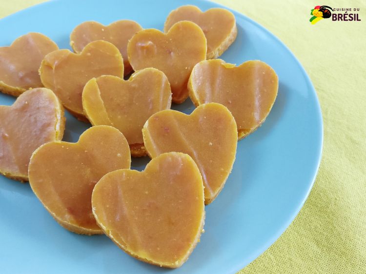 Des cœurs sucrés à base de potimarron - un dessert gourmand