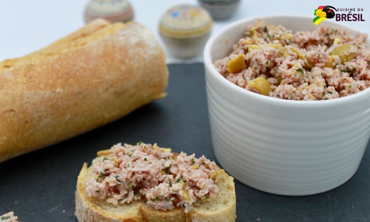 Des délicieuses rillettes de mortadelle maison.