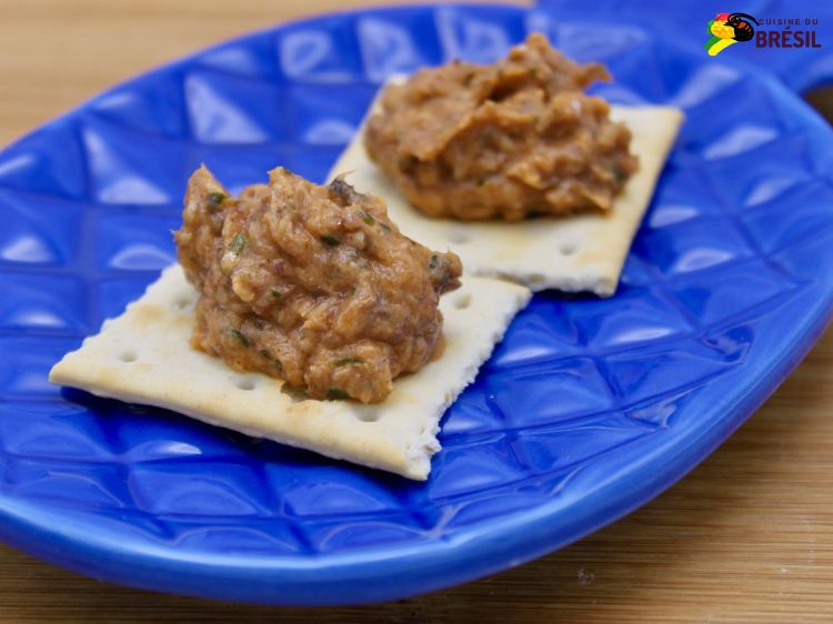 Rillettes de sardines et biscuits cream cracker